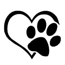 Dog Paw Heart Svg Png Jpg Cricut Silhouette In 2020 Paw Heart Dog Paw Tattoo Paw Tattoo