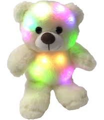The Noodley Light Up Teddy Bear Stuffed Animal Sleep Toy Night Light White Small 11 Inch Walmart Com Teddy Bear Stuffed Animal Bear Stuffed Animal Rainbow Teddy Bear