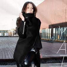 Carevas New Fashion Women Asymmetric Coat Thin Jacket Temperament Overcoat Loose Long Outerwear Walmart Com Walmart Com