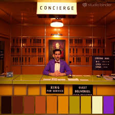 Tap Like If You Want More Color Palettes Like This The Grand Budapest Hotel 2014 D Budapest Hotel Wes Anderson Color Palette Movie Color Palette