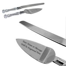 Wedding Knife And Wedding Cake Server Set Personalized Engraved Cake Server Sets Personalized Cake Cutter Wedding Cake Server Set