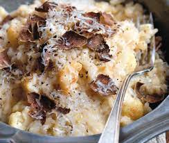 Let set in the refrigerator to harden. White Truffle Risotto Recipe House Home