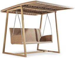 Hollywoodschaukeln von nostalgisch bis modern. Outdoor Rattan Hollywoodschaukel Altalena