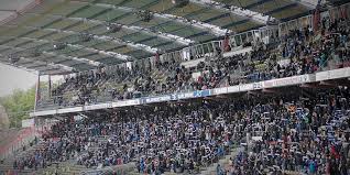 Tribünen wurde im november abgeschlossen. Stadion Archive Fur Karlsruhe