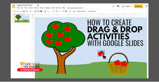How To Create Drag And Drop Activities With Google Slides Suls027 Shake Up Learning If i want to drag and drop images from my files onto face book or any site the drop down shows the photos , i can highlight all the photos but the drop down is right over the place where i have to do the drop and i can't move it over to the side as i did in firefox.