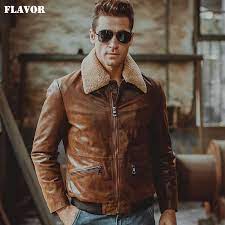 3 Colors Men S Real Leather Jacket Pigskin Genuine Leather Motorcycle Jacket Air Force Flight Jackets A Sheepskin Jacket Mens Leather Jacket Leather Jacket Men