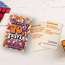 Displaying 162 questions associated with treatment. Groovy 70 S Trivia From Gift Republic