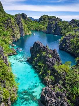Big Lagoon, El Nido, Palawan, AI generated