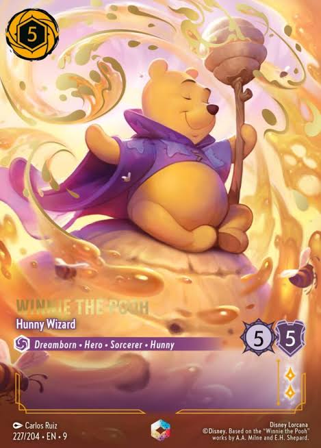 Winnie the Pooh - Hunny Wizard - Enchanted 227/204 » Disney Lorcana Card  Details + Review » Lorcana Player