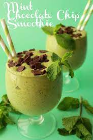 Mint Chocolate Chip Smoothie Loving It Vegan