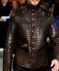 Versace Crocodile Skin Jacket 3 Mens Leather Coats Leather Jacket Men Leather Jacket