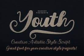 ✓ click to find the best 359 free fonts in the retro handwriting style. Youth Script Font In Fonts On Yellow Images Creative Store