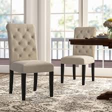 Toulouse beige cushion accent dining chair (set of 2) by home beyond (10) $ 183 60. Charlton Home Evelin Tufted Parsons Chair Reviews Wayfair