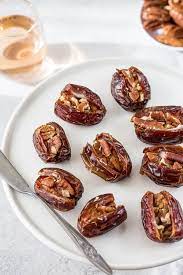 Roasted Stuffed Dates Recipe Date Recipes Desserts Food Fruit Recipes