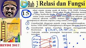 Menunjukkan suatu fungsi dengan himpunan pasangan berurutan, diagram panah, rumus fungsi, tabel dan grafik. Relasi Dan Fungsi Matematika Kelas 8 Bse K13 Rev 2017 Lat 3 1 No 13 Diagrampanah Dan Pasanga By Insight Chamber
