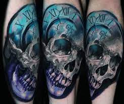 Watercolor illustration watercolor paintings gcse art sketchbook agnes cecile eye art portrait art illustrations art inspo. An Ice Cold Skull By Benj Ashmead True Colours Tattoo Studio In Preston Lancashire Near Manchester England Tattoo