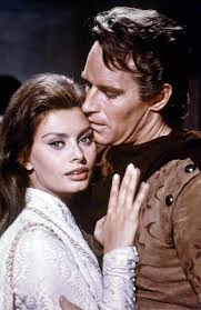 Sophia Loren and Charlton Heston "El Cid” directed by Anthony Mann, 1961