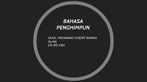 Oleh yang demikian perkataan ini dieja sebagai dua perkataan. Bahasa Penghimpun By Mohdyusoff Atau Putera Adam