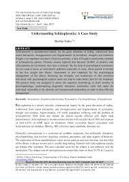 Schizophrenia answer sheet student name: Pdf Understanding Schizophrenia A Case Study Shobha Yadav Academia Edu