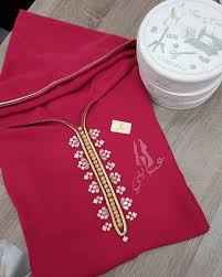 No Photo Description Available Moroccan Caftan Moroccan Fashion Rose Embroidery Pattern