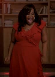 Mercedes Jones Red Dress Worn On Glee Jones Fashion Diva Dress Red Wrap Dress