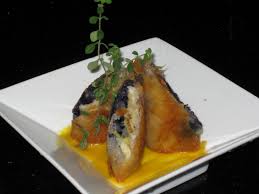 What are you waiting for? Banana Fritters With Mango Cream Sauce Turon Food Journal Of Hershey