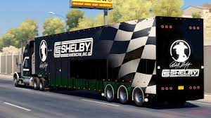 Have a very rich family. Nascar Featherlite Trailer 3 Axle Nascar Hauler V1 3 1 38 X Ats Mods American Truck Simulator Mods Atsmod Net