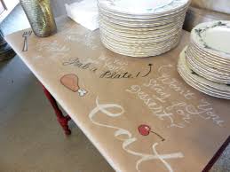 Brown Paper Tablecloth For The Holidays The Postman S Knock Party Table Cloth Paper Tablecloth Thanksgiving Paper