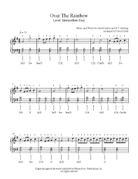 Search over 300,000 sheet music arrangements available instantly to print or play in our free apps. Over The Rainbow By Judy Garland Piano Sheet Music Intermediate Level