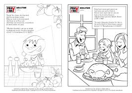 7 for those who sleep, sleep at night, and those who get drunk, get drunk at night. Coloring Page Pray Away Mealtime