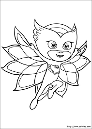 Dessin pyjamasque à colorier et imprimer. Coloriage Pyjamasque Bibou