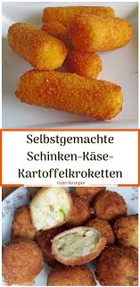 Selbstgemachte Schinken Kase Kartoffelkroketten Selbstgemachte Rezept Schinken Kartoffelkroketten Kase In 2020 Rezepte Kroketten Einfache Gerichte