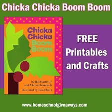 Free Chicka Chicka Boom Boom Printables And Crafts Chicka Chicka Boom Boom Chicka Chicka Chicka Chicka Boom Boom Preschool