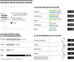 La vacuna induce la respuesta inmune no sólo contra la proteína viral s, conocida como la proteína que entra a las célula y favorece la replicación, sino con tras moléculas de la cubierta viral presentes en este agente infeccioso. Cerca De 21 De Las Dosis De La Vacuna De Sinovac Se Iran Para El Cinturon Amazonico