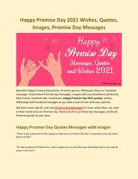 Happy promise day 2021 | promise day quotes, messages & sms. Promise Day 2021 Messages Promise Day Quotes Wishes Images By Best Messages Issuu