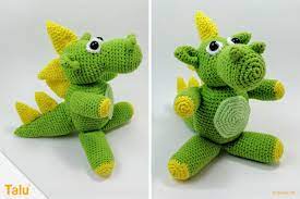 Der drache, majestätischer herrscher der lüfte und eines der mächtigsten und beliebtesten kreaturen überhaupt. Drache Hakeln Kostenlose Amigurumi Hakelanleitung Talu De