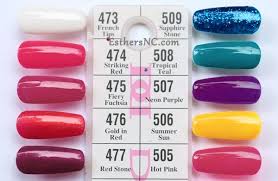 opi gel manicure color chart trinity