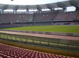 The sun is setting, the night is coming up. Stadio San Paolo Napoli The Stadium Guide