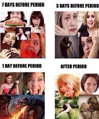 4 Stages Pms Period Humor Pms Humor Funny Girl Quotes