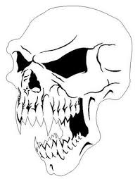 Demon Skull Drawings Evil Skull Drawings Transparent Pictures Skulls Drawing Skull Stencil Skull Artwork