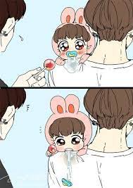 all bts couple fanart fan edit aesthetic fanart vkookmin chibi bts fanart bts ships bts dibujo