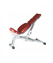 Thickness of desktop + height of upper leg + portion of lower leg extending from upper leg = height of desktop. Volksgym Adjustable Bench