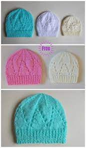 Knit Eyelet Baby Hat Free Knitting Patterns Baby Hat Knitting Patterns Free Beanie Knitting Patterns Free Knitting Patterns Free Hats