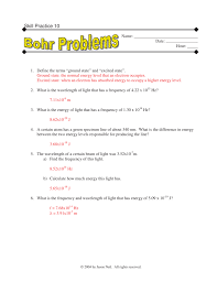 Energy answers ace electron and light pogil 5 beautyandhealthcare. Skill Practice 10 Vale High School
