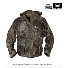 new realtree timber banded white river rader jacket