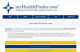 Standard work day & reporting resolution. New York State Report Card Myhealthfinder Abouthealthtransparency Org