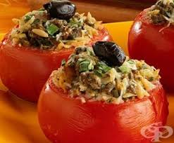 Plneni Domati S Elda I Luk Recepti Framar Bg Recipes Food Baked Tomatoes