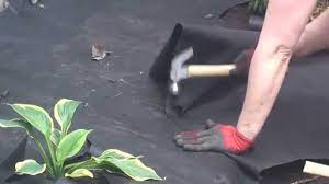 Installing Landscape Fabric Youtube