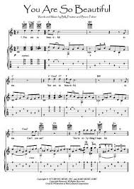 you are so beautiful guitar score download beautiful guitars beautiful lyrics music guitar