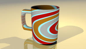 3d Model Coffee Cup 3d C4d Colorful Coffee Cups 3d Model Cup